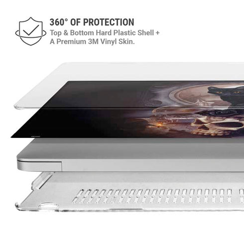 Alchemy Grimelkins Ghost MacBook Pro 14in (2021-24) Case plus Skin